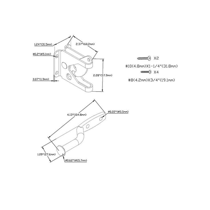Everbilt Zinc-Plated Gate Latch