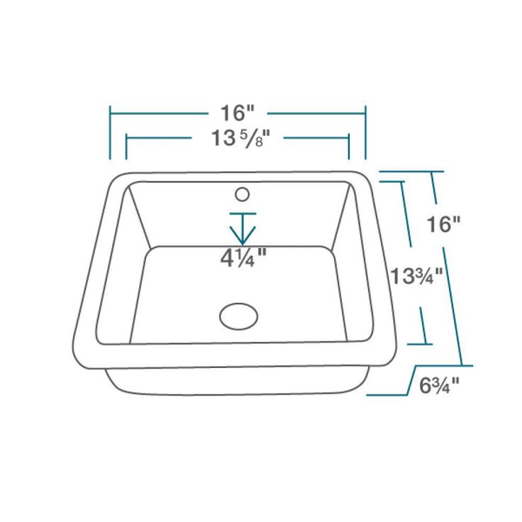 MR Direct Undermount Porcelain Bathroom Sink in White with Pop-Up Drain in Brushed Nickel