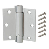 3-1/2 in. Satin Chrome Adjustable Spring Door Hinge