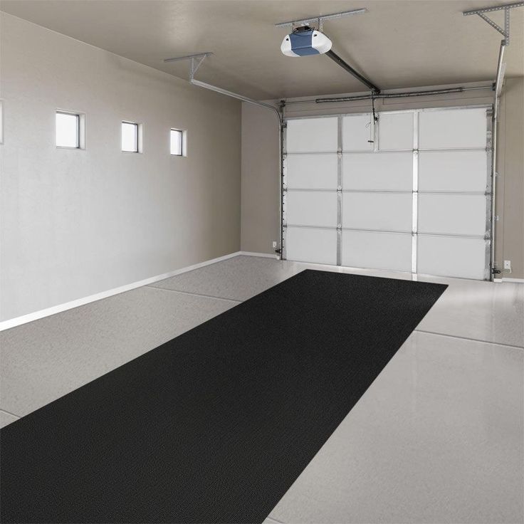 Indoor/Outdoor Carpet with Rubber Marine Backing - Black 6' x 10' - Several Sizes Available - Carpet Flooring for Patio, Porch, Deck, Boat, Basement or Garage