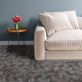 Achim Portfolio Self Adhesive Vinyl Floor Tile - 12 Tiles/12 Sq. ft., 12 x 12, Midnight Marble