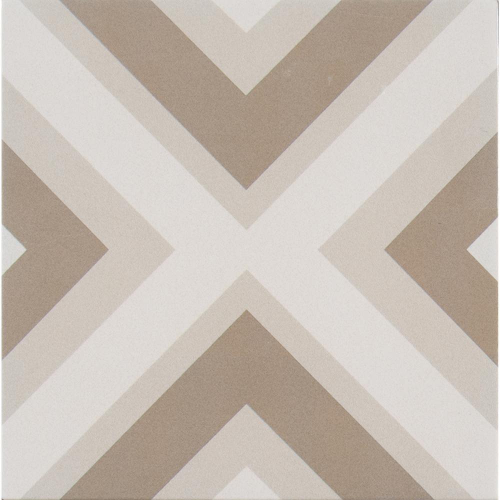 Zoudia 8 in. x 8 in. Matte Porcelain Floor and Wall Tile (5.33 sq. ft. / case) - Super Arbor