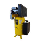 Industrial Series 80 Gal. 7.5 HP 1-Phase Silent Air Electric Air Compressor with Pressure Lubricated Pump - Super Arbor