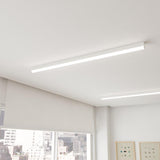 4 ft. 64-Watt Equivalent Integrated LED White Strip Light Fixture 4000K Bright White 1800 Lumens Plug-in or Direct Wire - Super Arbor