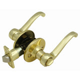 Scroll Satin Nickel Privacy Bed/Bath Door Lever - Super Arbor