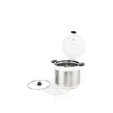 7 Qt. Stainless Steel White Thermal Cooker/Slow cooker