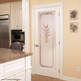 24 in. x 80 in. 1 Lite Harvest Smooth Primed MDF Interior Door Slab - Super Arbor