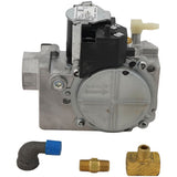 Carrier EF660015 gas valve - side view (Voltage: 24V; Horse Power: 1/2)