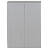 Cambridge Shaker Assembled 30x42x12.5 in. Wall Cabinet with 2 Soft Close Doors in White - Super Arbor