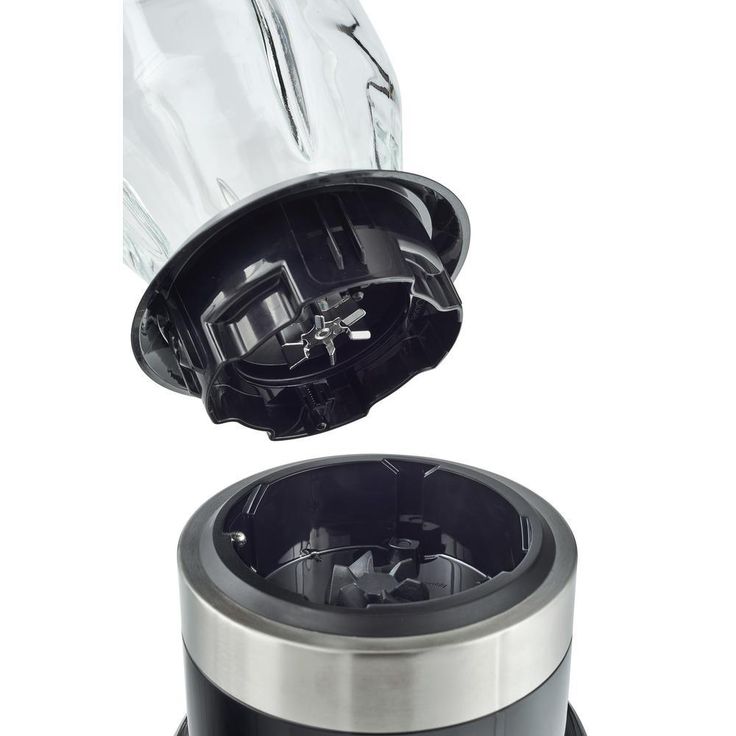 PureMix 56 oz. 3-Speed Black and Stainless Steel Countertop Blender with Thermal Resistant Glass Jug