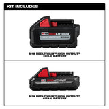 M18 18-Volt Lithium-Ion High Output 6.0 Ah and 3.0 Ah Battery (2-Pack) - Super Arbor