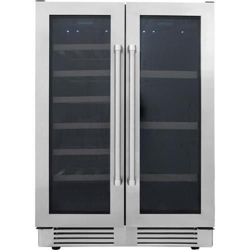 Thor Kitchen 116-Bottle Capacity Stainless Steel Dual Zone Cooling Built-In/Freestanding Wine Chiller