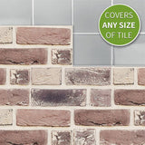 9-108pcs 3D Self-Adhesive Kitchen Wall Tiles Room Mosaic Tile Sticker Peel Stick Decals DIY Waterproof & Removable