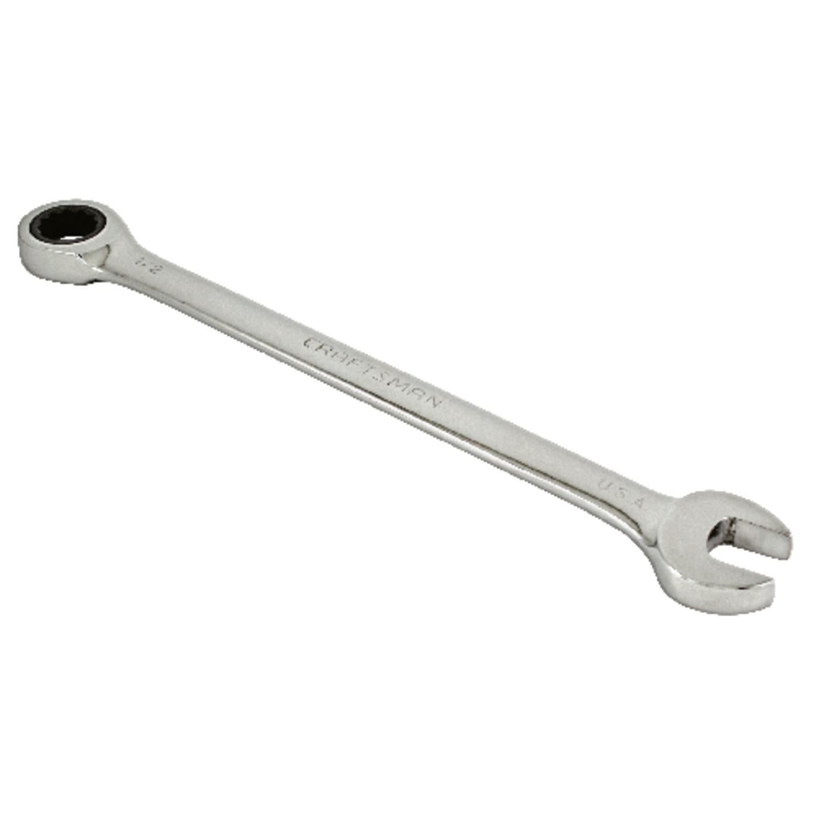 Craftsman 1/2 in. 12 Point SAE Ratcheting Wrench, 6.4 in. L