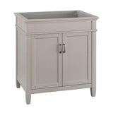 Ashburn 30 in. W x 21.63 in. D Vanity Cabinet in Grey - Super Arbor