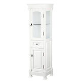 Andover 18 in. W x 65 in. H x 16 in. D Bathroom Linen Storage Cabinet in White