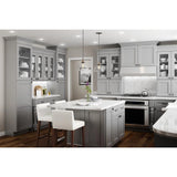 Tremont Assembled 23.25 x 96 x .25 in. Tall Cabinet Skin in Pearl Gray - Super Arbor