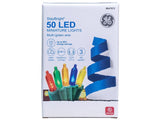 GE StayBright 50-Count 12.2-ft Multicolor LED Plug-In Christmas String Lights