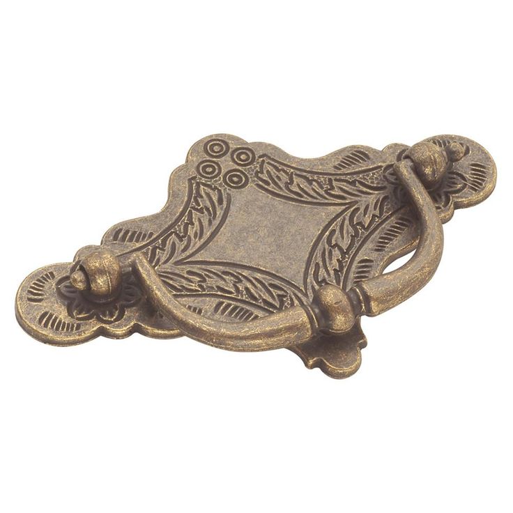 Palmetto 3 in. Center-to-Center Windover Antique Bail Pull