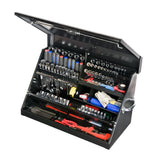 30 in. 0-Drawer Portable Tool Box in Black Powder Coated - Super Arbor
