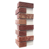 Brickwebb Rushmore Thin Brick Sheets - Corners (Box of 3 Sheets) 21 in x 15 in (5.3 linear ft.) - Super Arbor