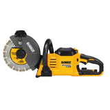 FLEXVOLT 60-Volt Lithium-Ion Cordless 9 in. Construction Saw w/ (2) FLEXVOLT Batteries, Bonus 4-1/2 in. Angle Grinder - Super Arbor