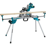 12 in. Dual-Bevel Sliding Compound Miter Saw with Laser with bonus Compact Folding Miter Saw Stand