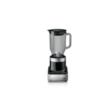PureMix 56 oz. 3-Speed Black and Stainless Steel Countertop Blender with Thermal Resistant Glass Jug
