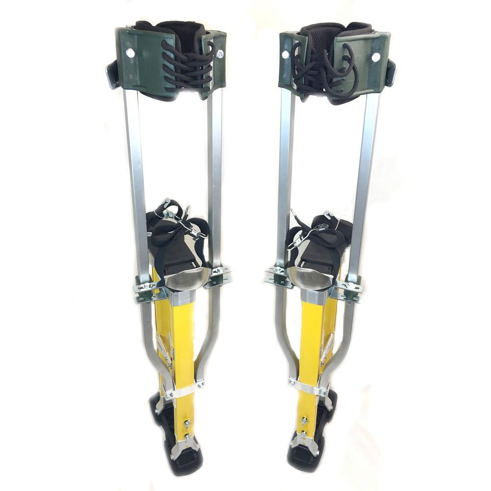 SurPro 24 in. to 40 in. Adjustable Height Dual Legs Support Magnesium Drywall Stilts - Super Arbor