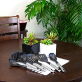 Nylon Set in Black, Kitchen Tools (Set of 6)