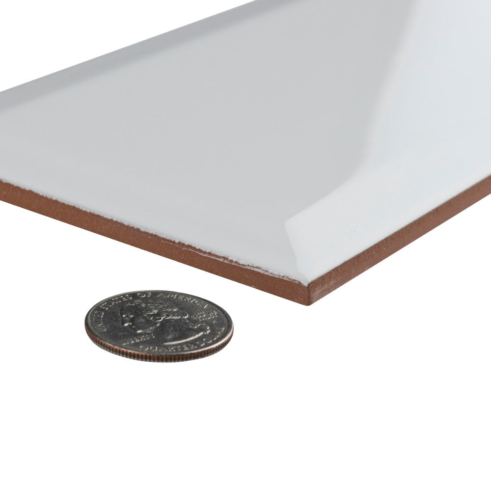 Merola Tile Santorini Loft Blanco 4 in. x 11-7/8 in. Ceramic Subway Wall Tile, High Sheen (12.17 sq. ft. per Case)