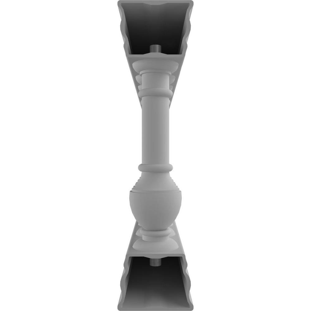 Ekena Millwork Fiberthane York Balustrade 84 in. L x 32 in. H Fiberglass Railing Kit