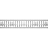 Ekena Millwork Fiberthane Arcadian Balustrade 192 in. L x 32 in. H Fiberglass Railing Kit