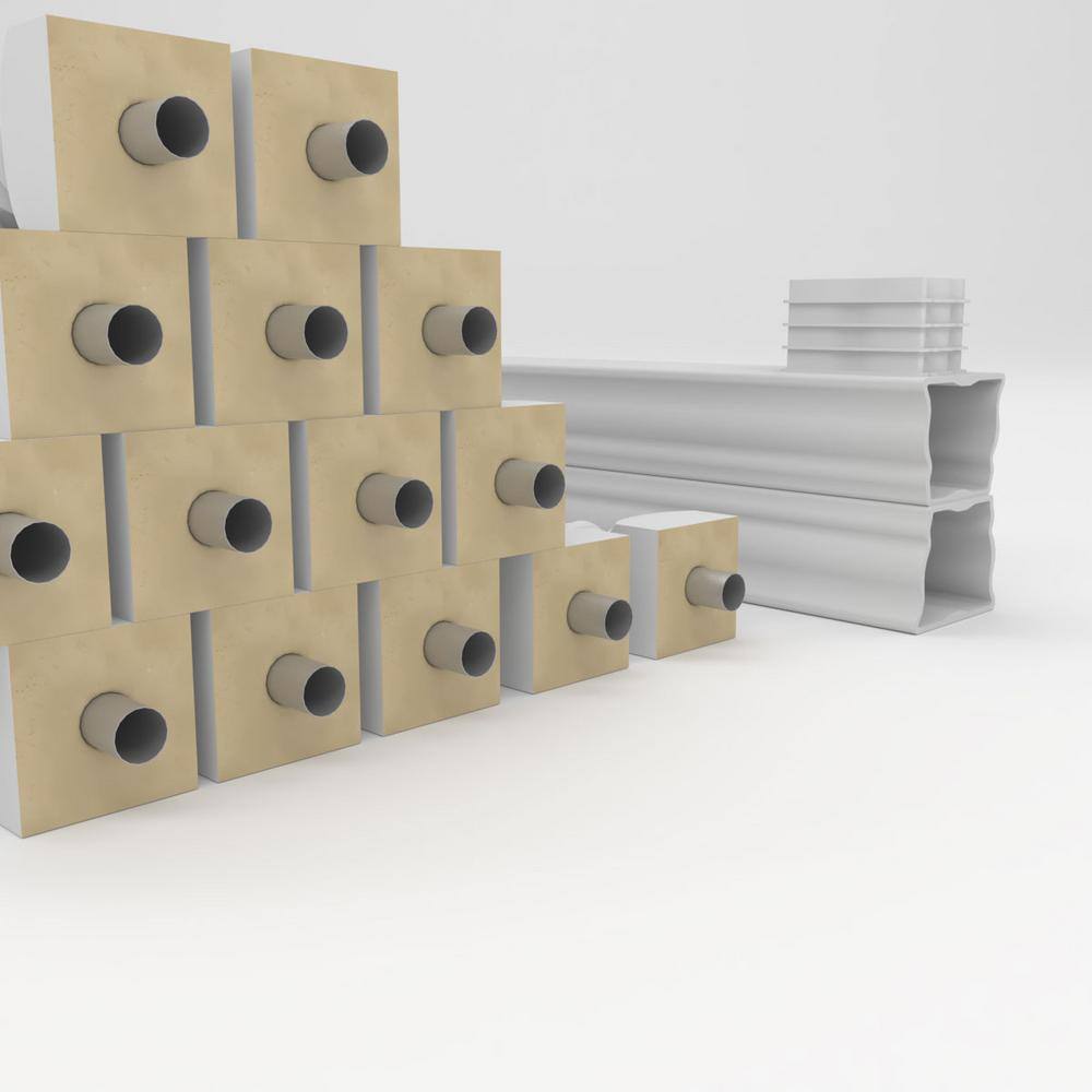 Ekena Millwork Fiberthane Bradford Balustrade 96 in. L x 38 in. H Fiberglass Railing Kit