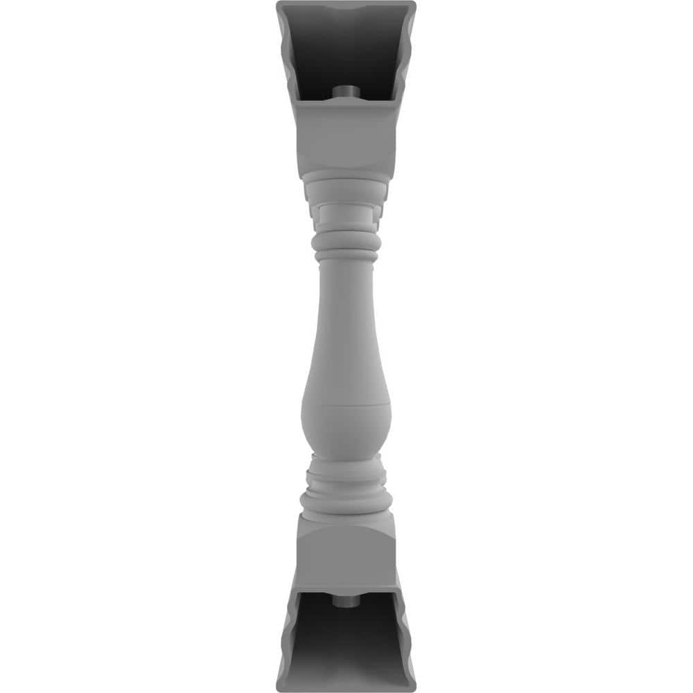 Ekena Millwork Fiberthane Bradford Balustrade 96 in. L x 38 in. H Fiberglass Railing Kit