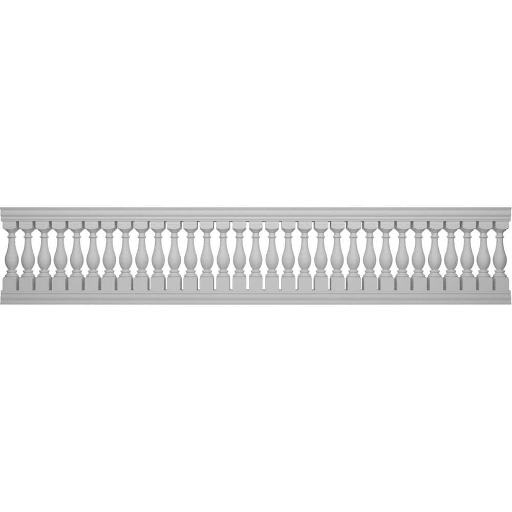 Ekena Millwork Fiberthane Legacy Balustrade 192 in. L x 40 in. H Fiberglass Railing Kit