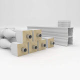 Ekena Millwork Fiberthane Legacy Balustrade 36 in. L x 42 in. H Fiberglass Railing Kit