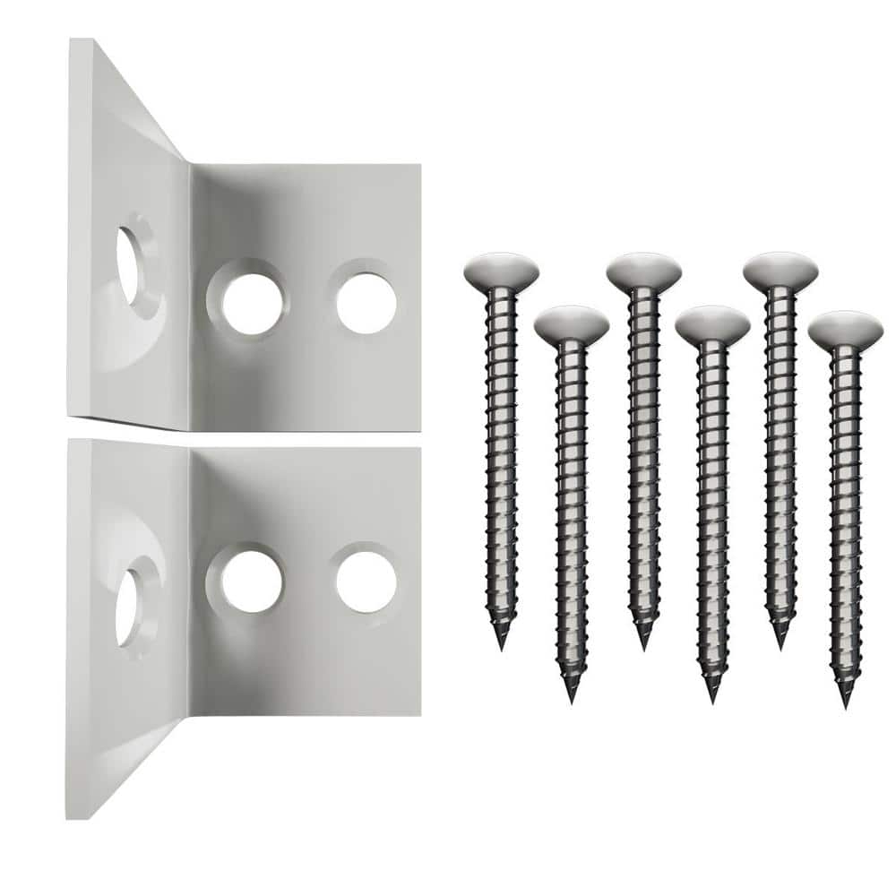 Ekena Millwork Endurathane 500 Series 1 in. H x 1 in. W White Resin Stair Railing Kit
