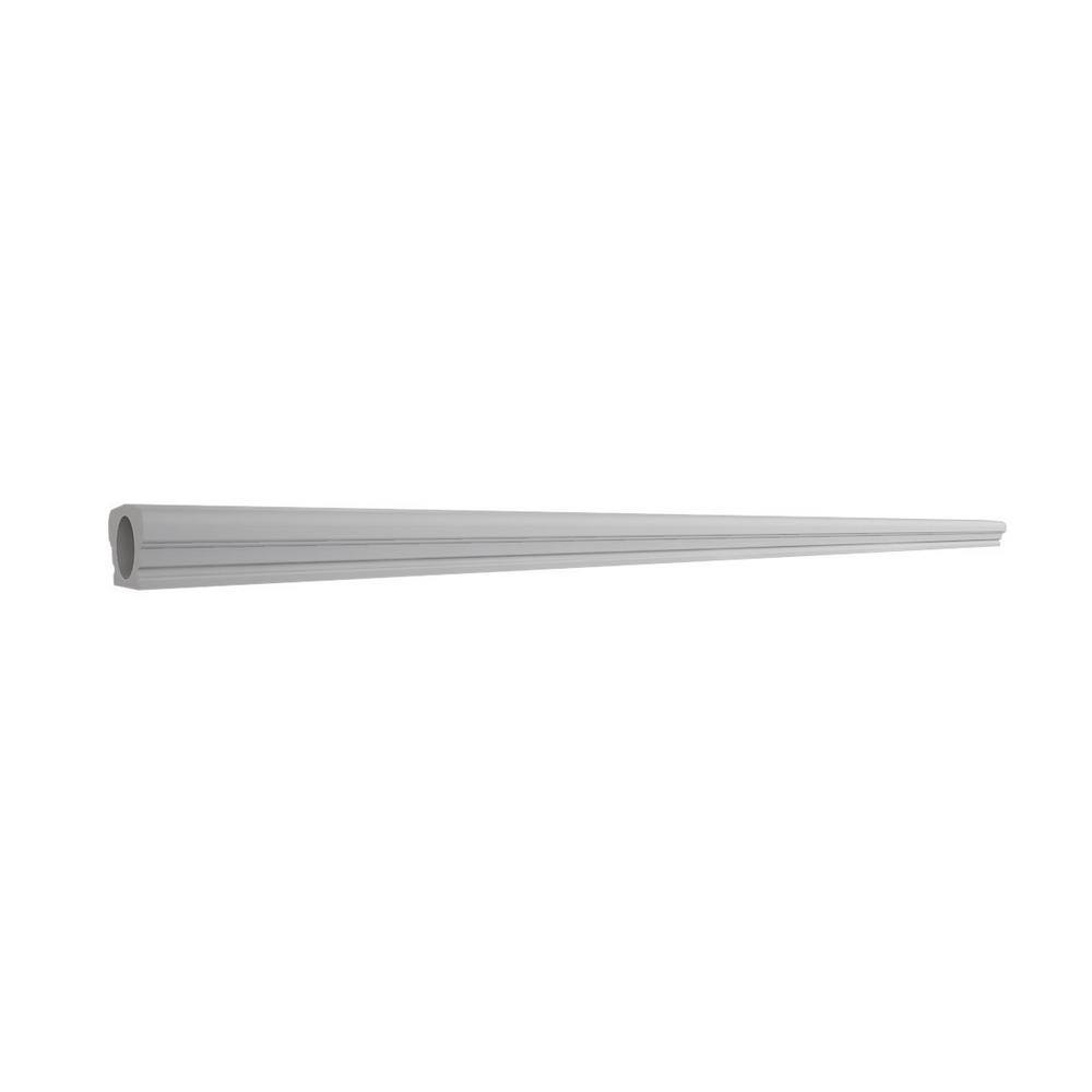 Ekena Millwork Endurathane 500 Series 3.125 in. H x 144 in. W White Resin Stair Railing Kit