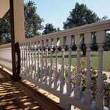 Ekena Millwork Endurathane 500 Series 3.125 in. H x 144 in. W White Resin Stair Railing Kit