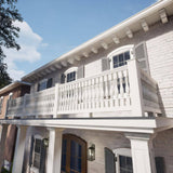 Ekena Millwork Endurathane 500 Series 1.5 in. H x 6.5 in. W White Resin Stair Railing Kit
