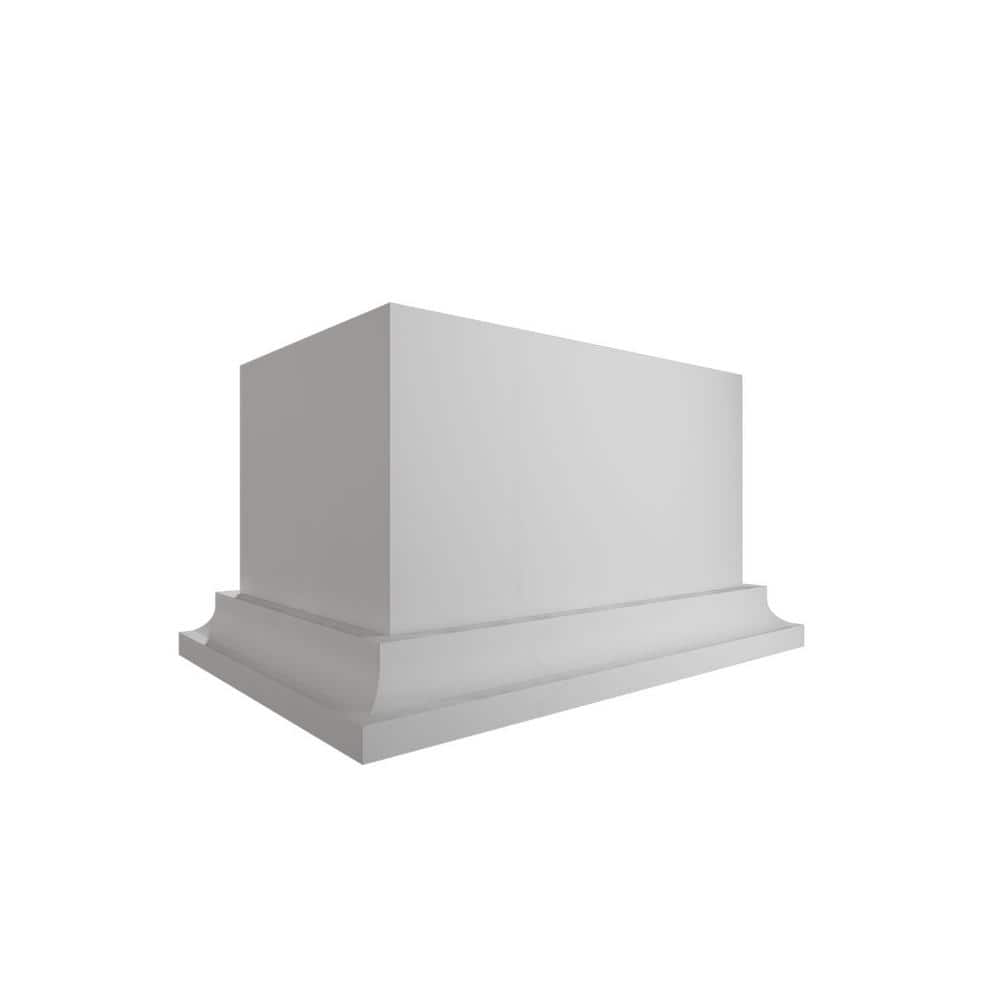 Ekena Millwork Balustrade Rail Support Block 4 in. H x 7.25 in. W White Resin Stair Railing Kit