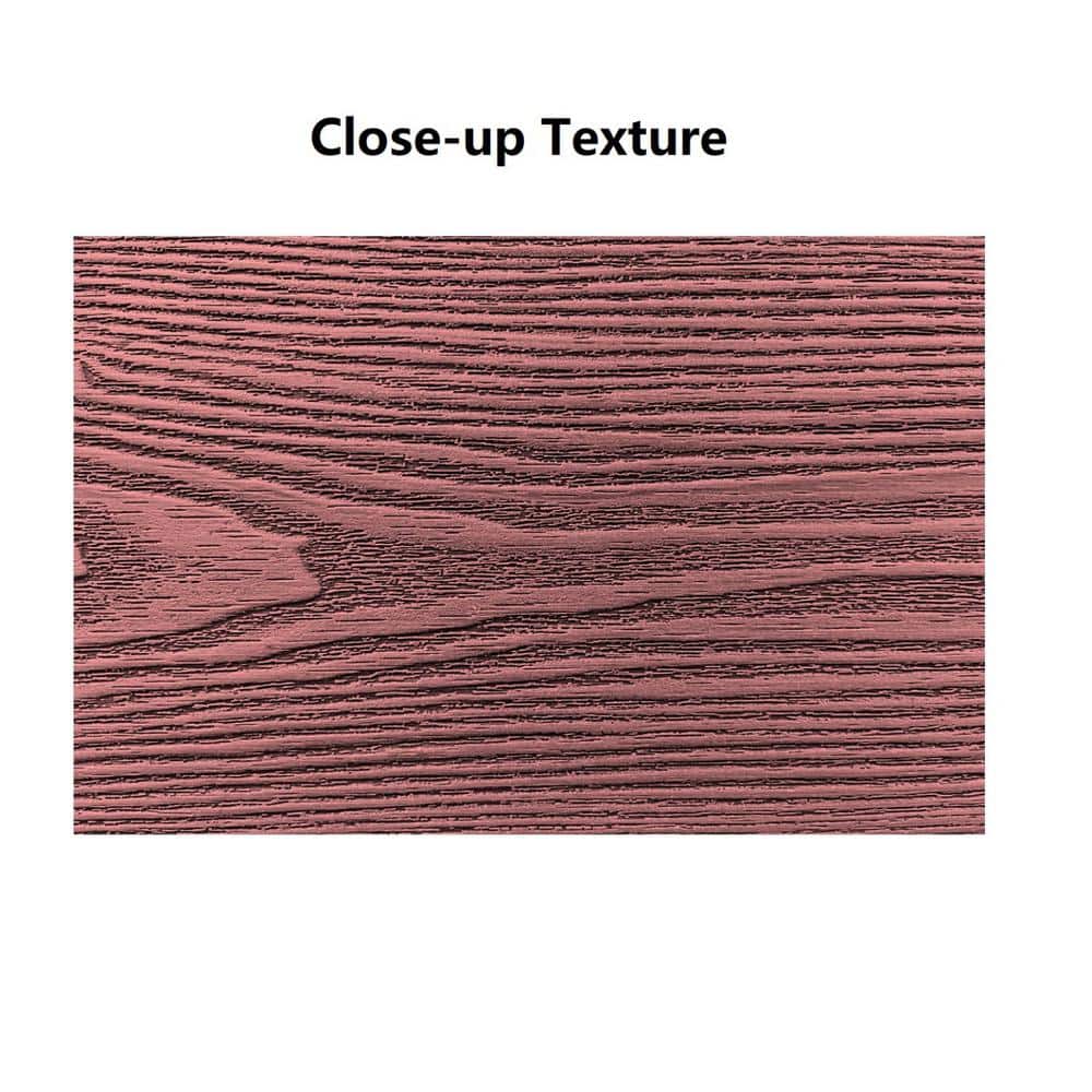 LH EP Complete Kit 6 ft. x 6 ft. Embossed Brown WPC Composite Fence Panel with Bottom Squared Holders and Post Kits (1-set)