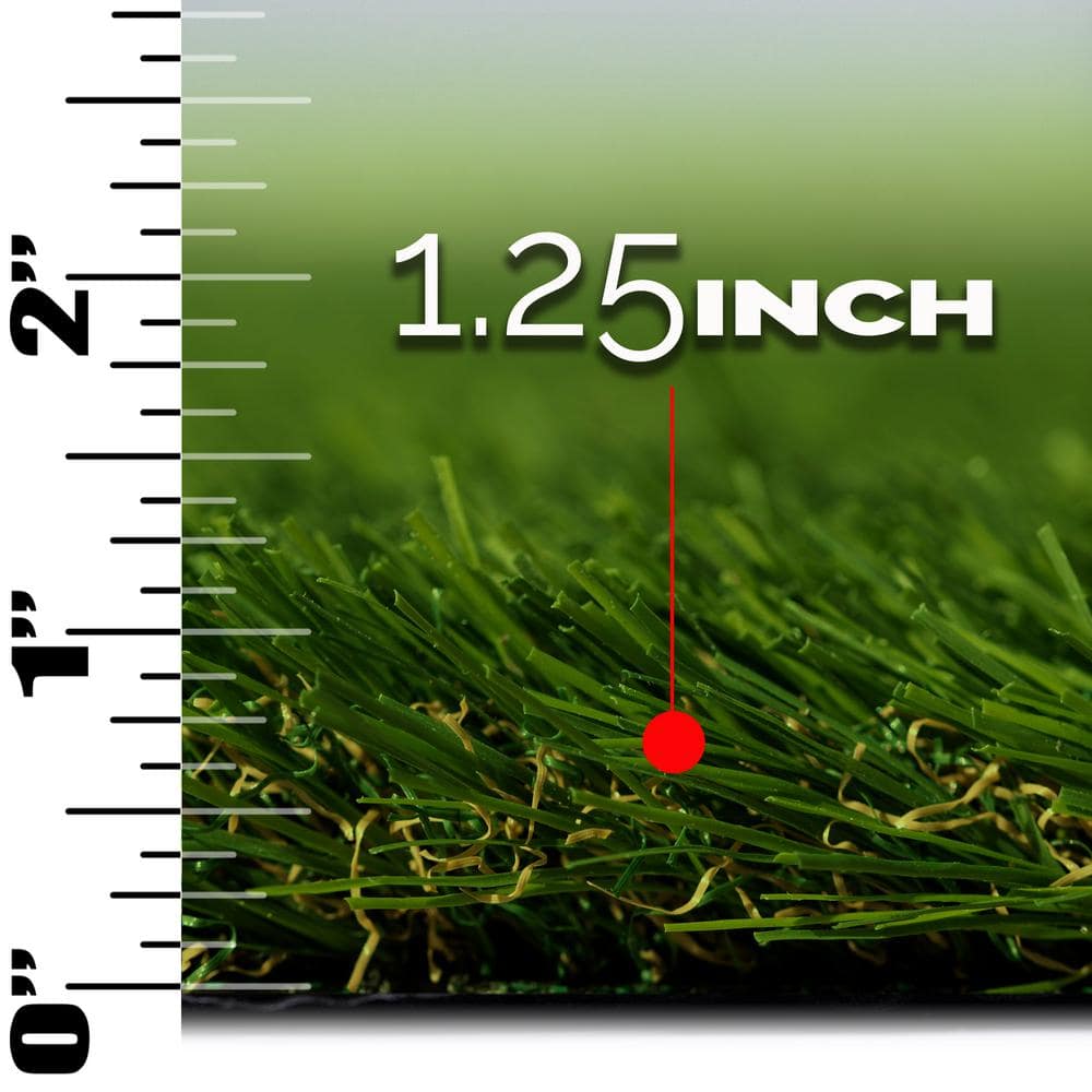 MSI Emerald Green Precut  6 ft. x 8 ft. x 38 mm Artificial Grass Turf Rug