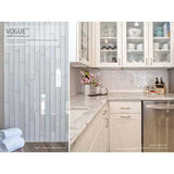 Emser Vogue Gray Ceramic Cove Corner Tile (1-in x 6-in)