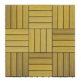 NewTechWood UltraShield Naturale 1 ft. x 1 ft. Quick Deck Outdoor Composite Deck Tile in English Oak (10 sq. ft. per box)