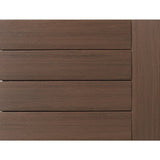 TimberTech Advanced PVC Vintage 1 in. x 6 in. x 1 ft. Square English Walnut PVC Sample (Actual: 1 in. x 5 1/2 in. x 1 ft)