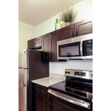 Design House Brookings Solid Wood Ready to Assemble Shaker 15 in. x 36 in. x 12 in. 1 Door Wall Kitchen Cabinet in Espresso