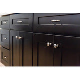 Design House Brookings Solid Wood Ready to Assemble Shaker 24 in. x 34.5 in. x 24 in. 2 Door 1Drawer Base Kitchen Cabinet in Espresso