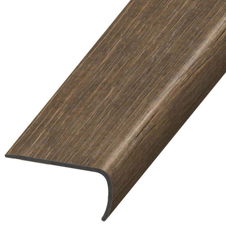 DuraDecor Classy Chic Espresso Lane 1 in. T x 2 in. W x 94 in. L Stair Nose Molding